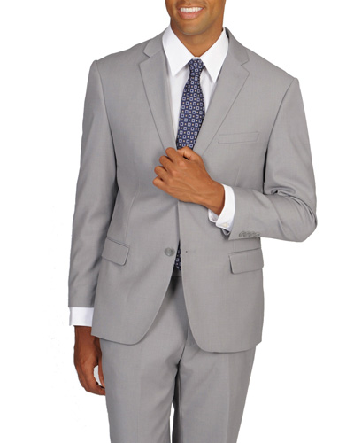 Caravelli Light Grey Slim Fit Suit