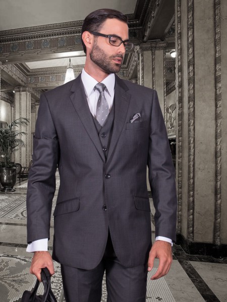 Fiorelli Medium Grey Vested Suit