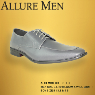 Steel Grey Allure Dress Shoes